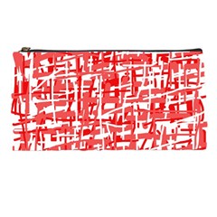 Red Decorative Pattern Pencil Cases