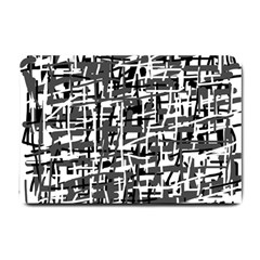 Gray Pattern Small Doormat  by Valentinaart