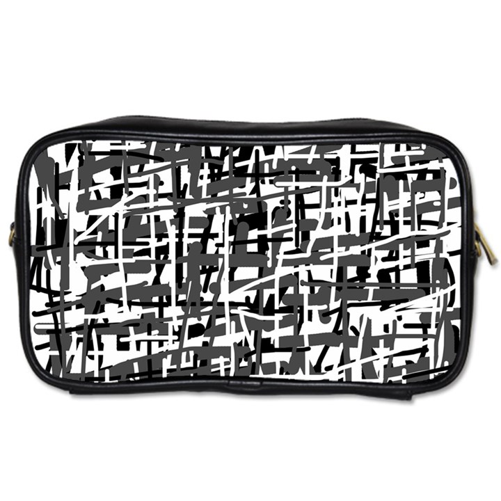 Gray pattern Toiletries Bags