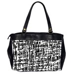 Gray pattern Office Handbags (2 Sides)  Back