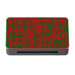 Green and red pattern Memory Card Reader with CF Front