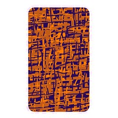 Blue And Orange Decorative Pattern Memory Card Reader