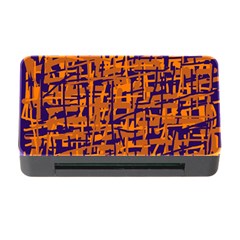 Blue And Orange Decorative Pattern Memory Card Reader With Cf