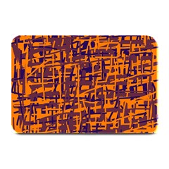 Orange And Blue Pattern Plate Mats