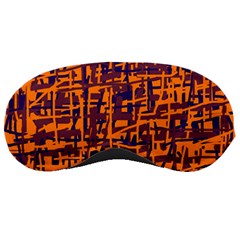 Orange And Blue Pattern Sleeping Masks