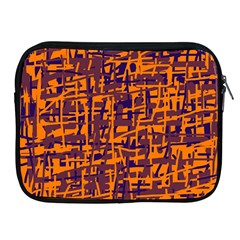 Orange And Blue Pattern Apple Ipad 2/3/4 Zipper Cases by Valentinaart