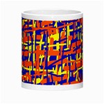 Orange, blue and yellow pattern Morph Mugs Center