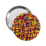 Red, yellow and blue pattern 2.25  Handbag Mirrors Front