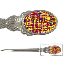 Red, Yellow And Blue Pattern Letter Openers