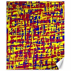 Red, Yellow And Blue Pattern Canvas 20  X 24  