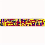 Red, yellow and blue pattern Small Bar Mats 24 x4  Bar Mat