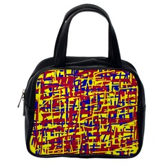 Red, Yellow And Blue Pattern Classic Handbags (one Side)