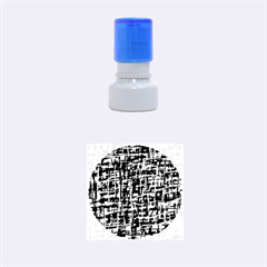 Red, Yellow And Blue Pattern Rubber Round Stamps (small) by Valentinaart