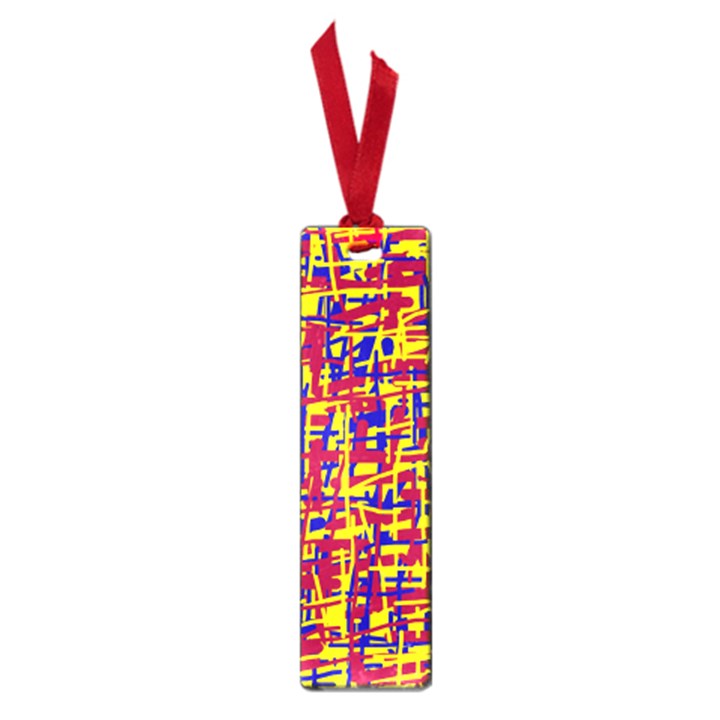 Red, yellow and blue pattern Small Book Marks