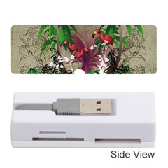 Wonderful Tropical Design With Palm And Flamingo Memory Card Reader (stick)  by FantasyWorld7