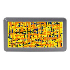 Yellow, Orange And Blue Pattern Memory Card Reader (mini)