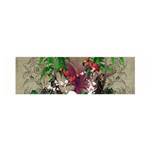 Wonderful Tropical Design With Palm And Flamingo Satin Scarf (Oblong) Front