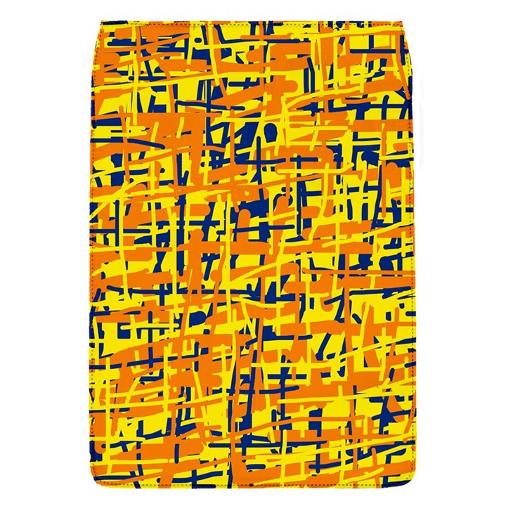 Yellow, orange and blue pattern Flap Covers (S) 