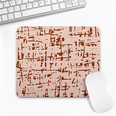 Brown Elegant Pattern Large Mousepads