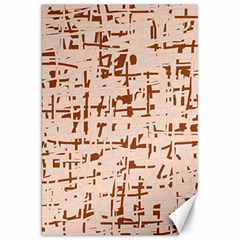 Brown Elegant Pattern Canvas 20  X 30  