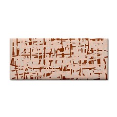 Brown Elegant Pattern Hand Towel