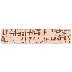 Brown Elegant Pattern Flano Scarf (small)