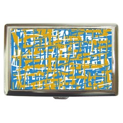 Blue And Yellow Elegant Pattern Cigarette Money Cases