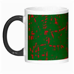 Green And Red Pattern Morph Mugs