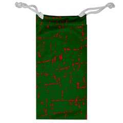 Green And Red Pattern Jewelry Bags