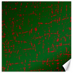 Green And Red Pattern Canvas 12  X 12  