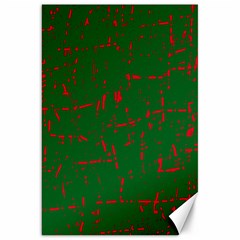 Green And Red Pattern Canvas 20  X 30  