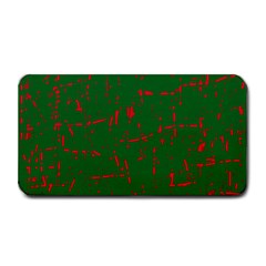 Green And Red Pattern Medium Bar Mats