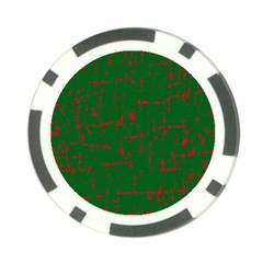 Green And Red Pattern Poker Chip Card Guards