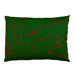 Green And Red Pattern Pillow Case