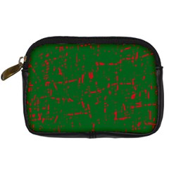 Green And Red Pattern Digital Camera Cases