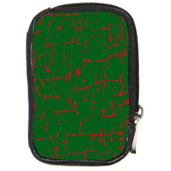 Green And Red Pattern Compact Camera Cases