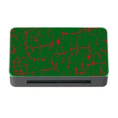 Green And Red Pattern Memory Card Reader With Cf