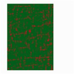 Green and red pattern Small Garden Flag (Two Sides) Front