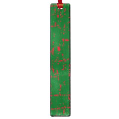 Green And Red Pattern Large Book Marks