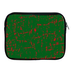 Green And Red Pattern Apple Ipad 2/3/4 Zipper Cases