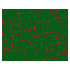 Green And Red Pattern Double Sided Flano Blanket (medium) 