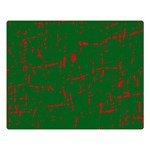 Green and red pattern Double Sided Flano Blanket (Large)  Blanket Back