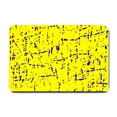 Yellow Summer Pattern Small Doormat 