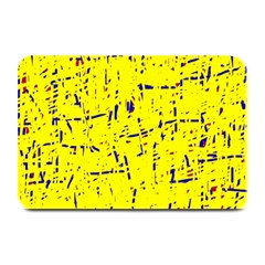 Yellow Summer Pattern Plate Mats