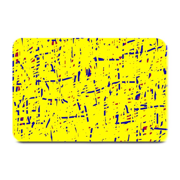 Yellow summer pattern Plate Mats