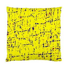 Yellow Summer Pattern Standard Cushion Case (one Side) by Valentinaart