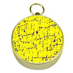 Yellow Summer Pattern Gold Compasses by Valentinaart