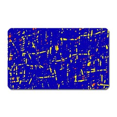 Blue Pattern Magnet (rectangular)