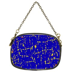 Blue Pattern Chain Purses (one Side)  by Valentinaart