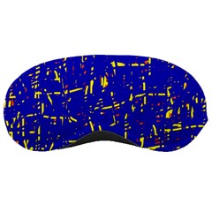 Blue Pattern Sleeping Masks by Valentinaart